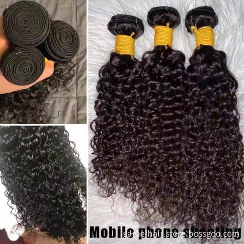 100% Unprocessed Virgin Human Hair Deep Wave Bundles Hot Selling Malaysian Cuticle Aligned Hair Human Extensions  Deep